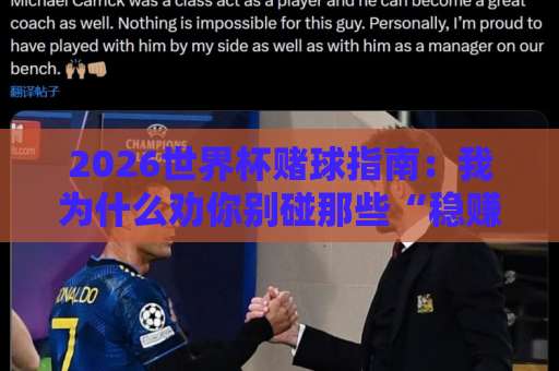 2026世界杯赌球指南：我为什么劝你别碰那些“稳赚”的球盘？